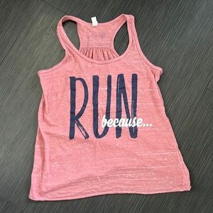Run because flowy tank top